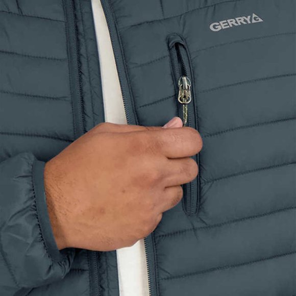 BLUE NWT Men’s Puffer Jacket Gerry - Picture 4 of 6